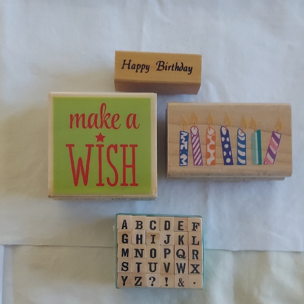 Rubber Stamps - Birthday Theme